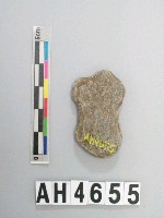 藏品(小型片狀砝碼型石網墜)的圖片